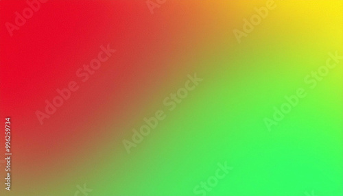 Abstract Red Green Yellow Gradient Background