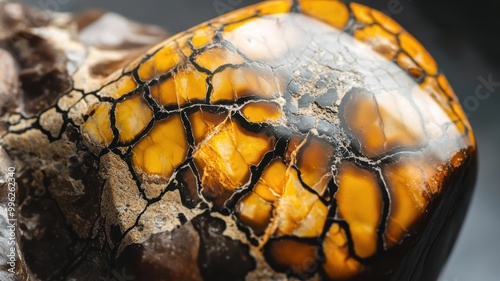 Detailed view of septarian ...