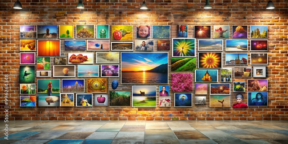 A picture on a wall informative Vibrant engaging Generative By AI A picture on a wall informative Vibrant engaging Generative By AI