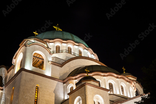 Europe, Serbia, Belgrade, Cathedral of Saint Sava or Cathedral of Saint Sava, photo
