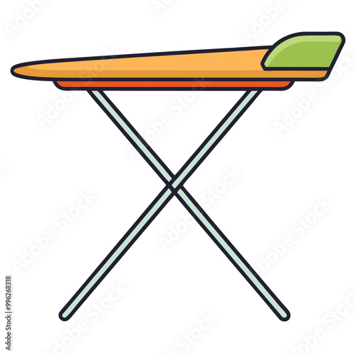 Ironing Board vector illustration isolated on a white background