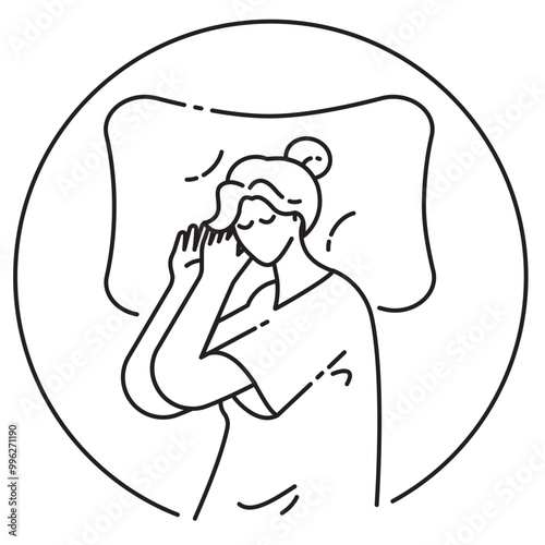 woman sleeping 