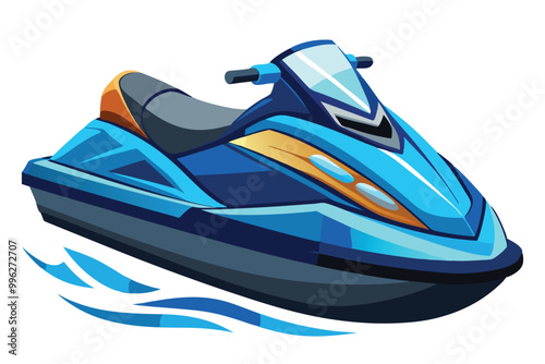 Jet ski vector illustration