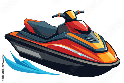 Jet ski vector illustration