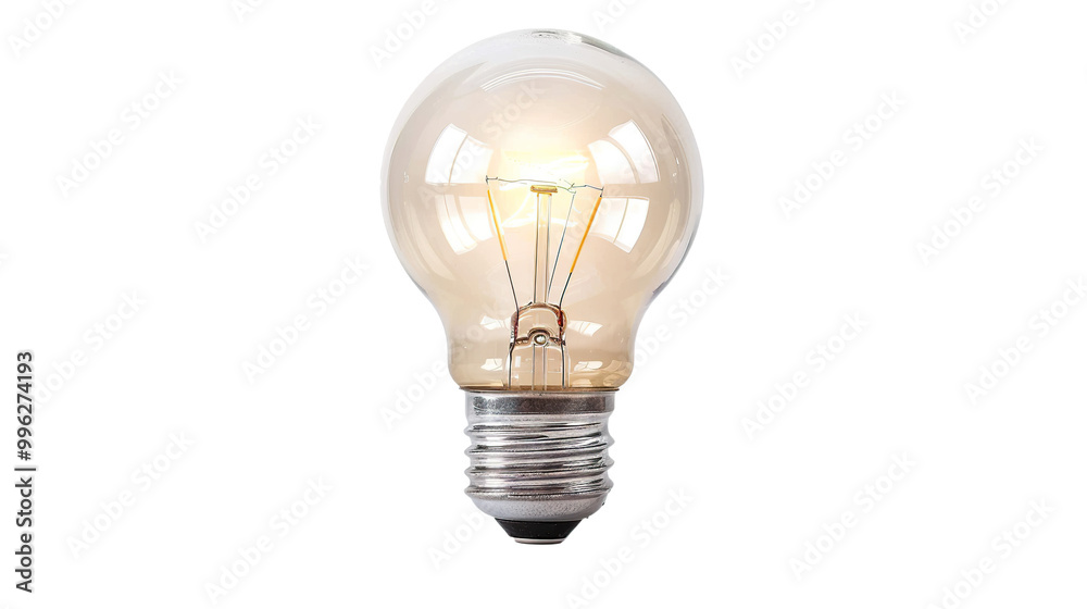 Light Bulb isolated on transparent background, png Light Bulb isolated on transparent background, png