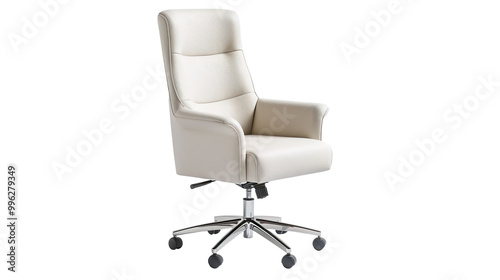 Office Chair isolated on transparent background, png