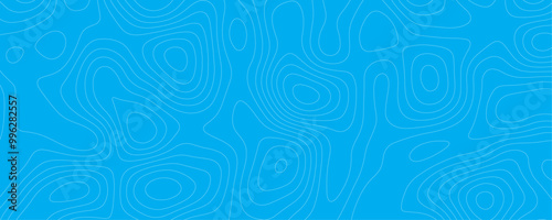Topography Art Featuring Wavy Isolines and Marine Depth Contours for a Digital Ocean-Themed Discovery Graphic

