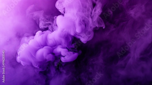 Purple smoke concept background