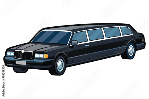 Limousine vector illustration