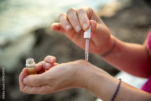 Handheld Dropper Tool Used for Essential Oil Therapy