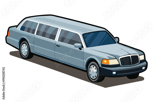 Limousine vector illustration