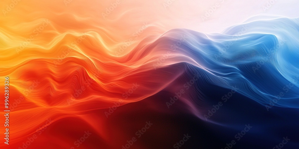 Wavy background with glowing colors. Texture abstract banner. Ai Generative Wavy background with glowing colors. Texture abstract banner. Ai Generative