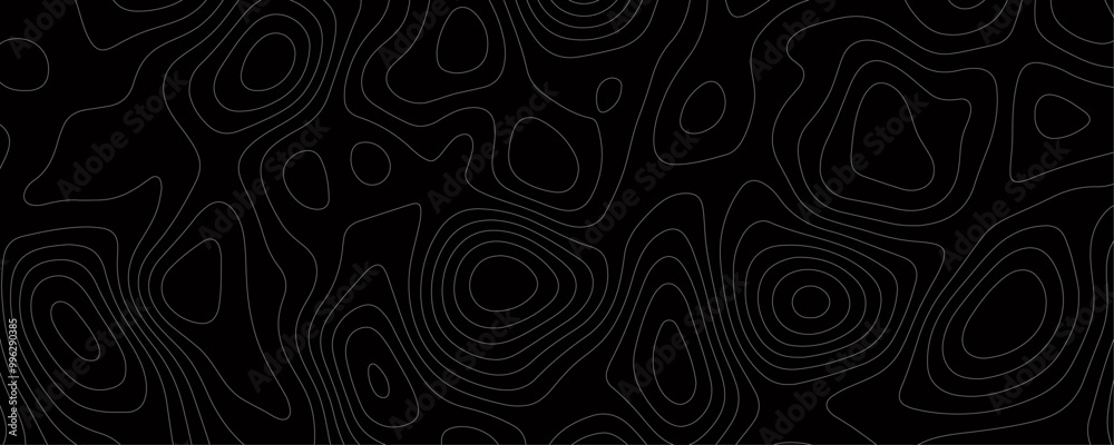 Seamless Topographic Vector Design with Wavy Contours and Grid Patterns for a Black and White Orienteering Map Illustration
Seamless Topographic Vector Design with Wavy Contours and Grid Patterns for a Black and White Orienteering Map Illustration