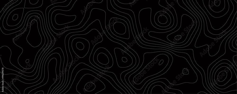 Abstract Vector Cartography Featuring Mountain Relief and Depth Patterns with Dark Contours on a Black Terrain Background
Abstract Vector Cartography Featuring Mountain Relief and Depth Patterns with Dark Contours on a Black Terrain Background