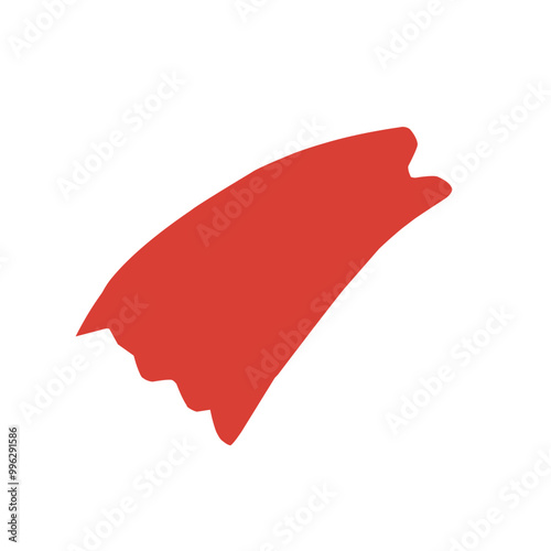 Red hero cape