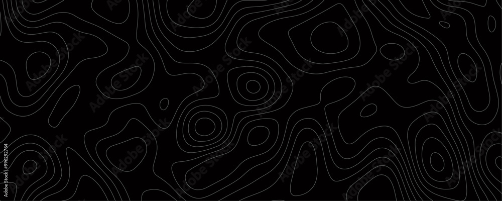 Abstract Vector Topology Design Featuring Black Contour Lines and Wavy Topographic Patterns on a Dark Terrain Background
Abstract Vector Topology Design Featuring Black Contour Lines and Wavy Topographic Patterns on a Dark Terrain Background
