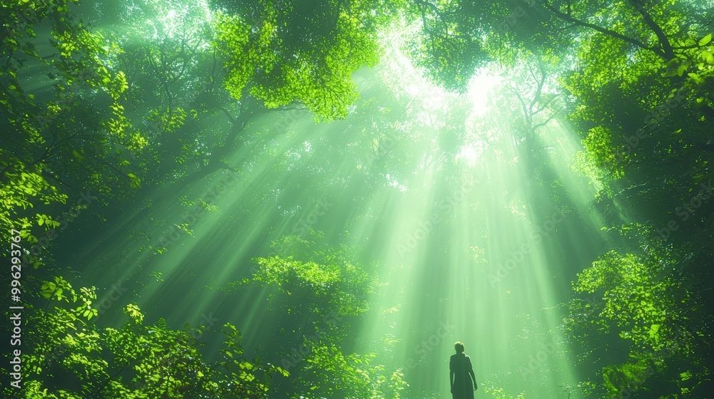 Obraz premium Forest Light