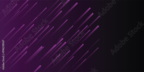 Dark purple background banner with craters on night galaxy sky concept. Retro cyberpunk style 80s Sci-Fi background futuristic with laser light sky