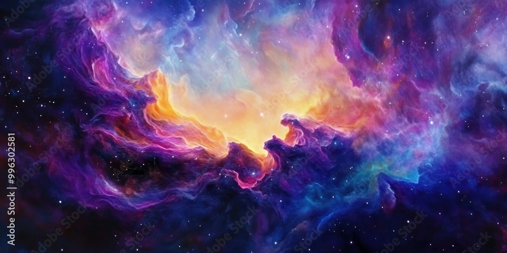 Amazing nebula cloud in deep space universe vibrant galaxy. Amazing nebula cloud in deep space universe vibrant galaxy.