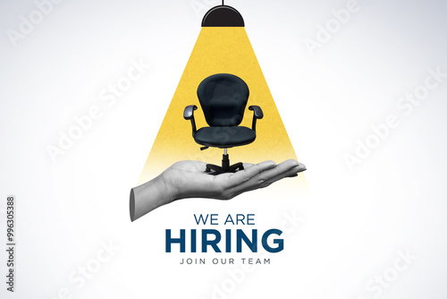 Canvas Print We are hiring