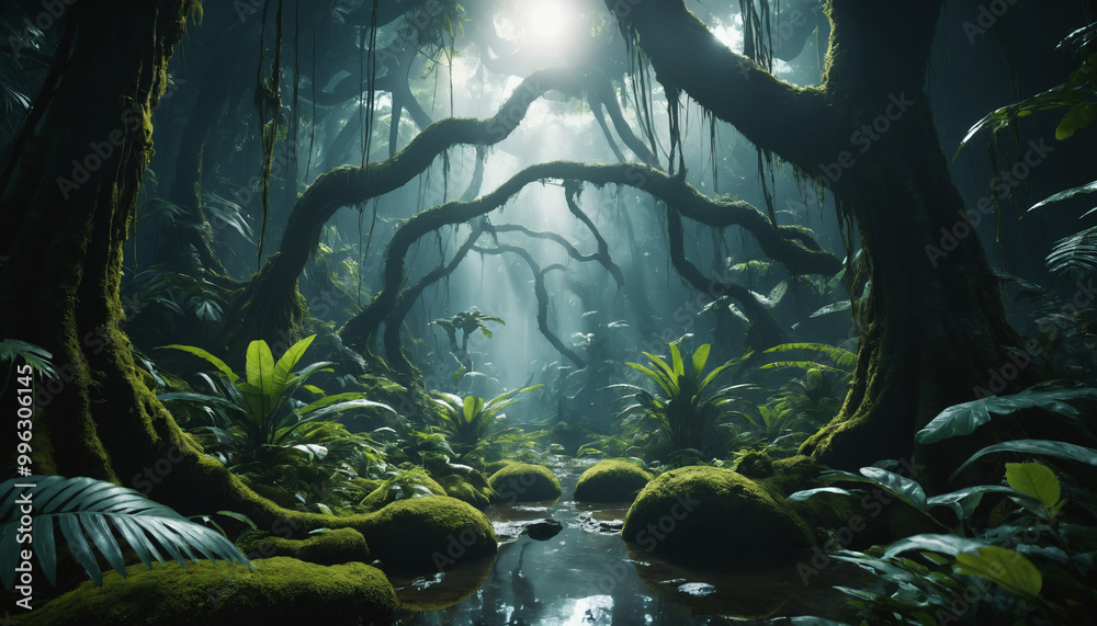 Obraz premium Jungle Forest