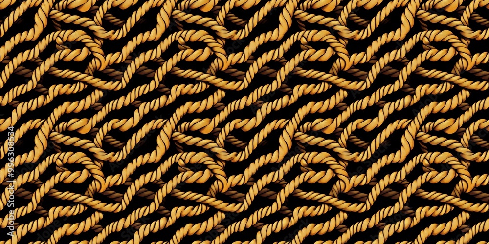 Rope pattern with a textured, interwoven design. seamless background pattern Rope pattern with a textured, interwoven design. seamless background pattern