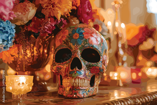 Discover the captivating allure of Day of the Dead skulls. Vibrant and symbolic, these stunning collections embody the beauty of life's eternal