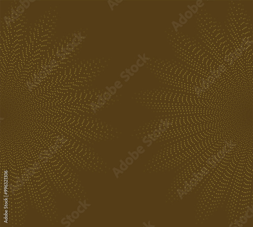 A brown geometric pattern with intricate, symmetrical details, making it ideal for luxury wallpapers, textiles, and background designs. The earthy brown tones add warmth and richness. Royalty free.
