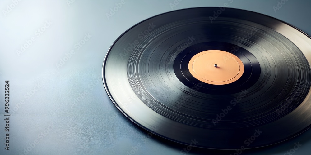 Fototapeta premium Schallplatte Vinyl Schellack Vinylscheibe Scheibe Platte AI-Created Content