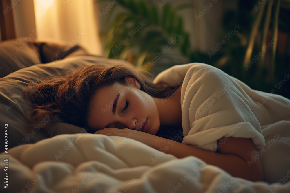 Portrait of woman napping in the noon, Selective focus sleeping girl on the couch. Portrait of woman napping in the noon, Selective focus sleeping girl on the couch.