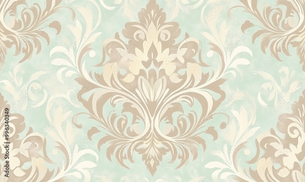There is a wallpaper with a floral style on a light green background and a light pink flower pattern on the left side of the image. Also, there is a wallpaper with a light green background and an There is a wallpaper with a floral style on a light green background and a light pink flower pattern on the left side of the image. Also, there is a wallpaper with a light green background and an