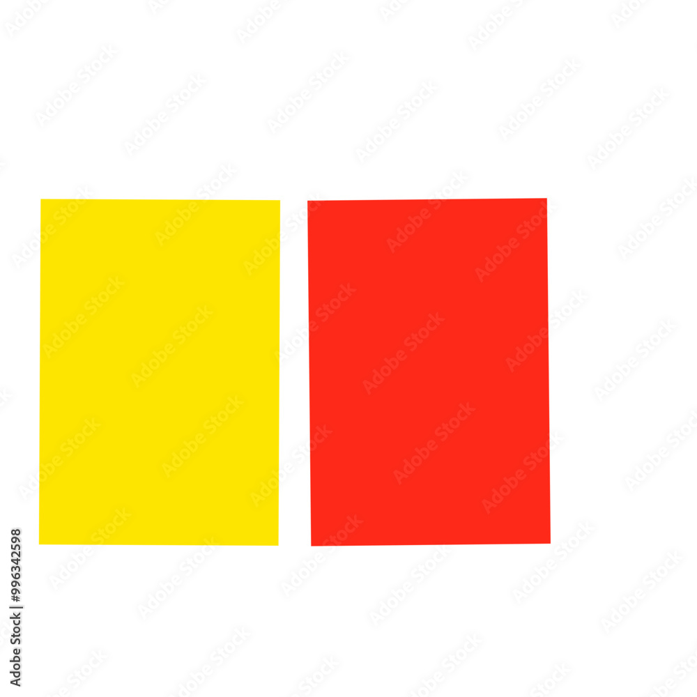 Yellow and Red Referee Yellow and Red Referee