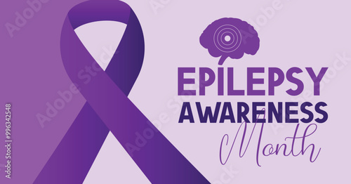 National epilepsy awareness month campaign observed in November banner design concept background 