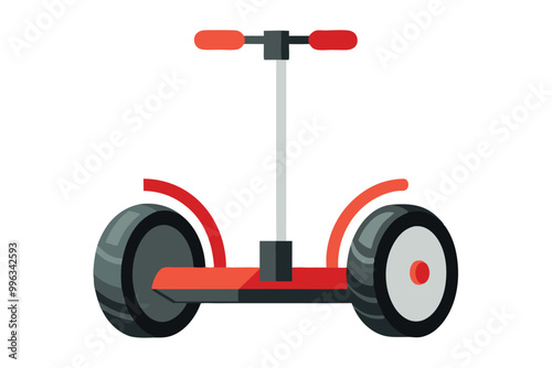 Segway vector illustration isolated on a white background