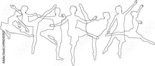 Ballet Dancer Silhouette Da...