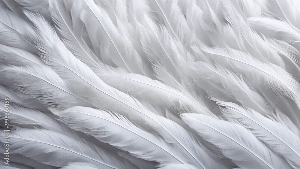 White Bird Feathers Background, Backdrop, Wallpaper White Bird Feathers Background, Backdrop, Wallpaper