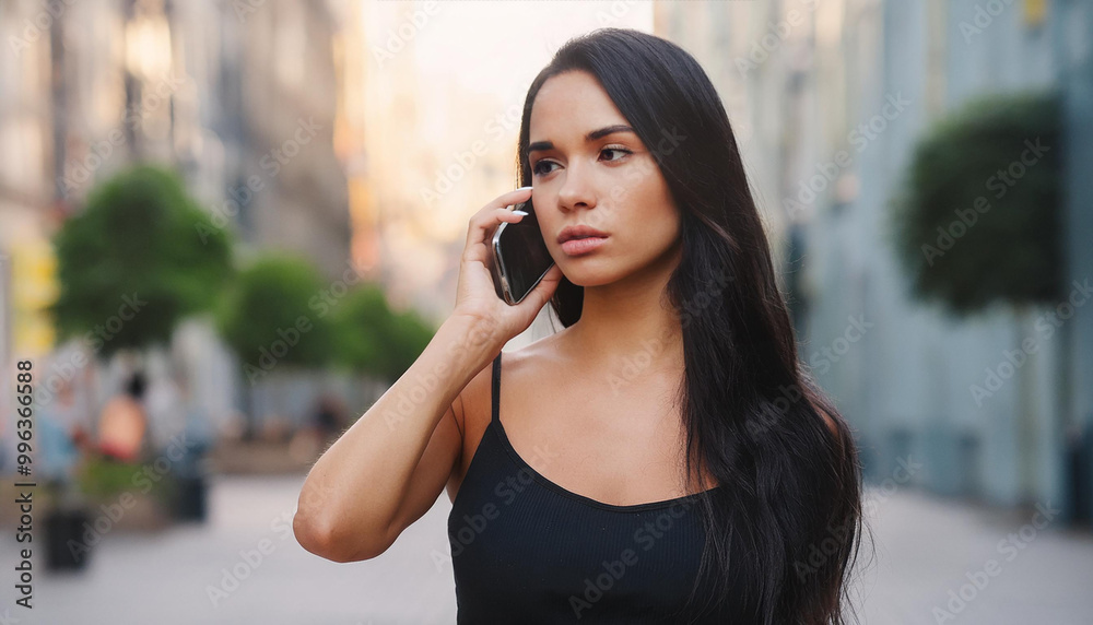 Junge Frau mit Smartphone Junge Frau mit Smartphone