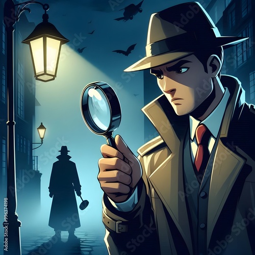Detective illustration