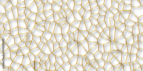 Abstract golden hexagon graphic ornament. arabian Stylish Seamless pattern on white background. Creative design. Design for book, notebook and calendar covers. high quality textile design, vector .	