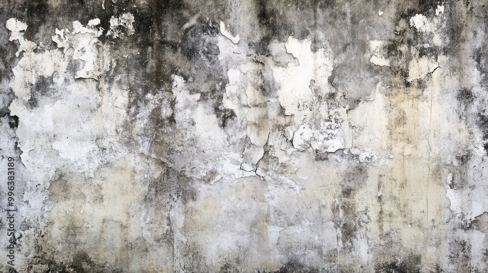 Weathered concrete wall texture creating a haunting background atmosphere