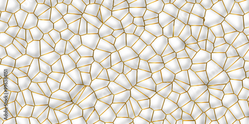Abstract golden hexagon graphic ornament. arabian Stylish Seamless pattern on white background. Creative design. Design for book, notebook and calendar covers. high quality textile design, vector .	
