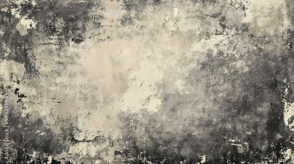 Fototapeta premium Textured abstract background with a muted gray and beige color palette