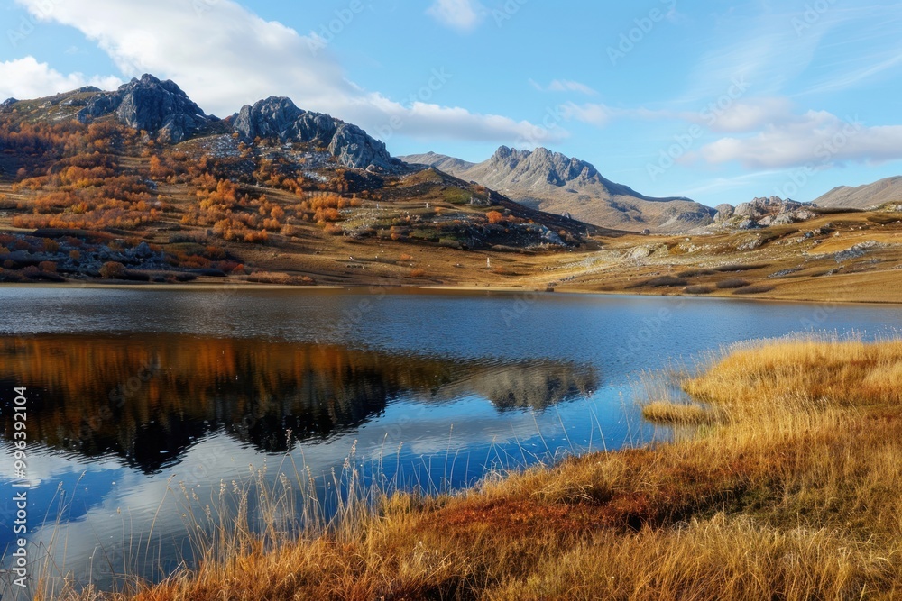 Landscape mountain lake wilderness. Landscape mountain lake wilderness.