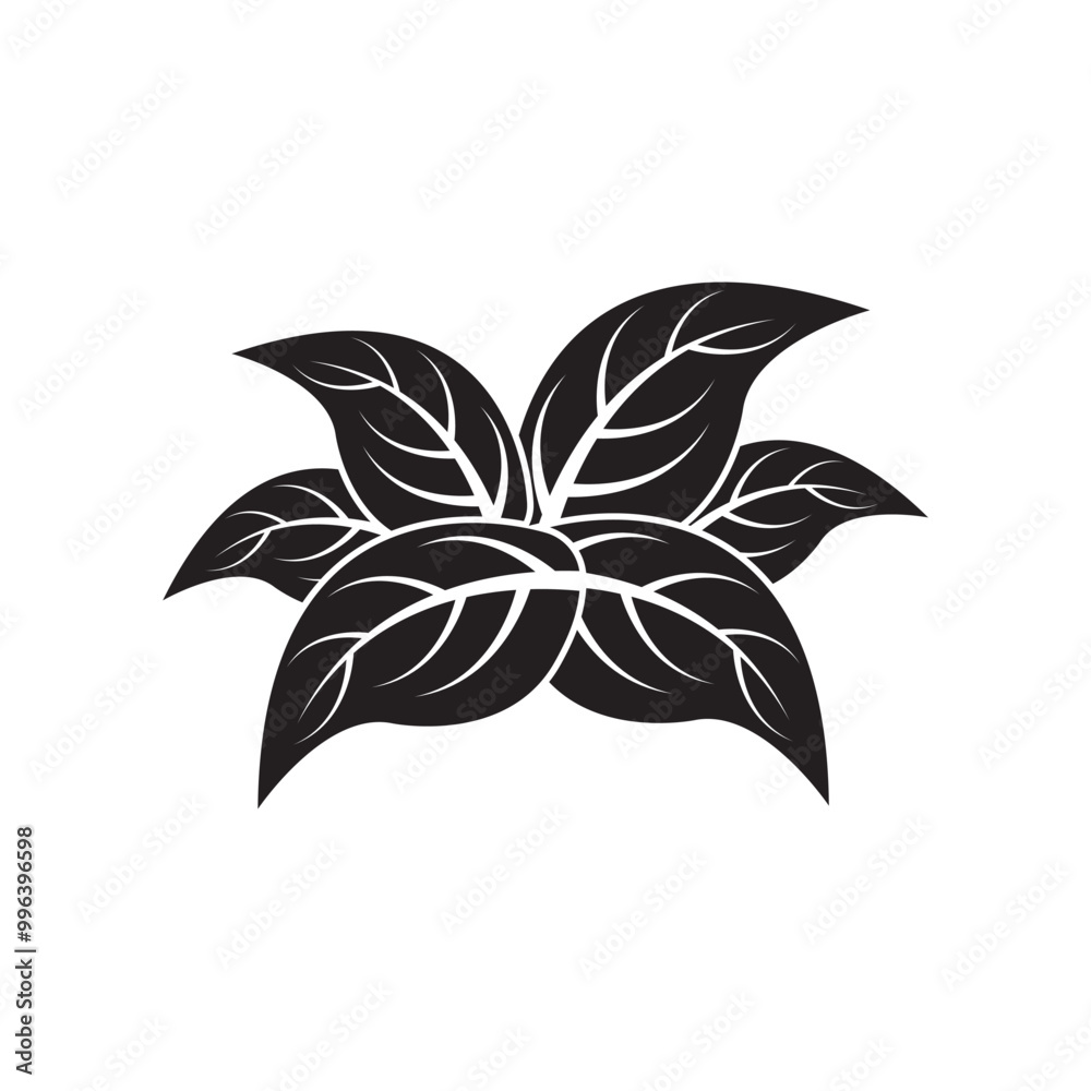 Tobacco leaf logo icon design vector illustration Tobacco leaf logo icon design vector illustration