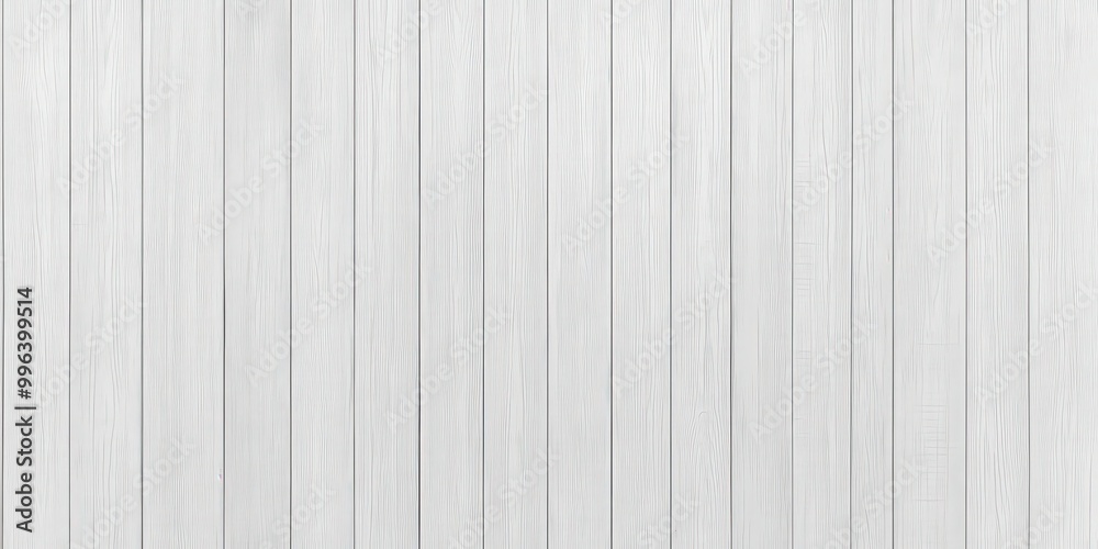 White Wooden Planks Texture Background for Design