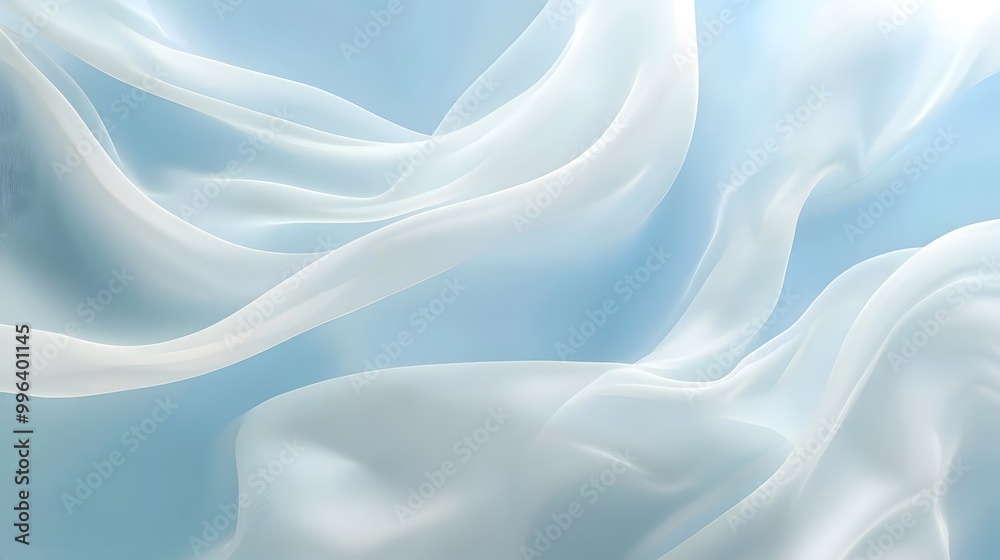 Fototapeta premium blue satin background