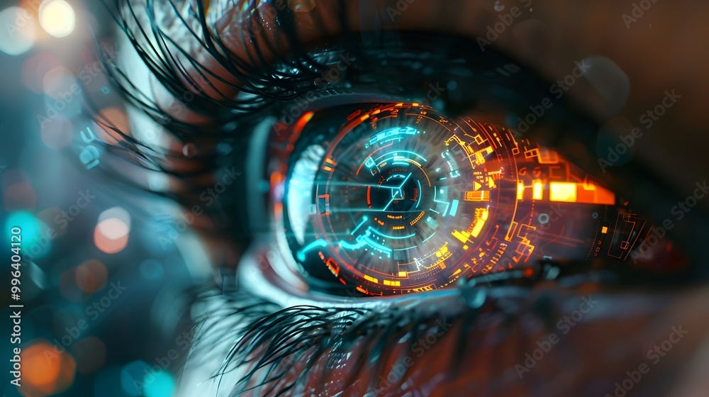 Bionic Eye with Augmented Reality Capabilities Overlaying Digital Information