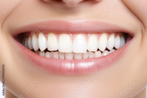 A before-and-after image of teeth that have been whitened