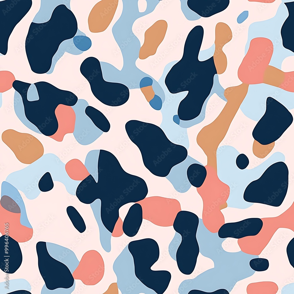 Abstract pattern with pastel pink