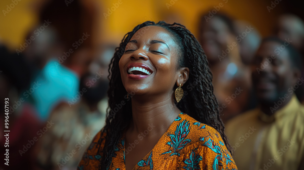 African American people dancing and singing at a Baptist church service, religion, Christianity, temple, faith, prayer, community, worship, christian, congregation, bible, belief, pray, praying, face African American people dancing and singing at a Baptist church service, religion, Christianity, temple, faith, prayer, community, worship, christian, congregation, bible, belief, pray, praying, face
